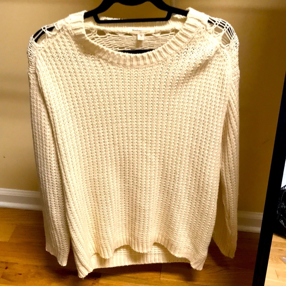 Cream oversized sweater